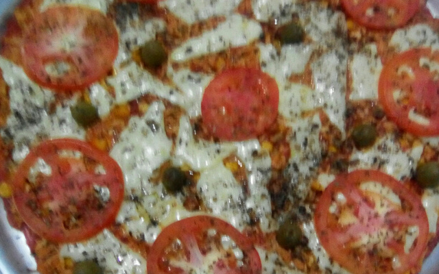Pizza fácil de frango