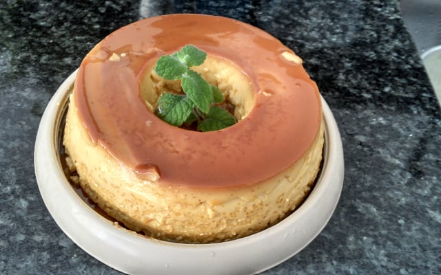 Pudim com creme de leite