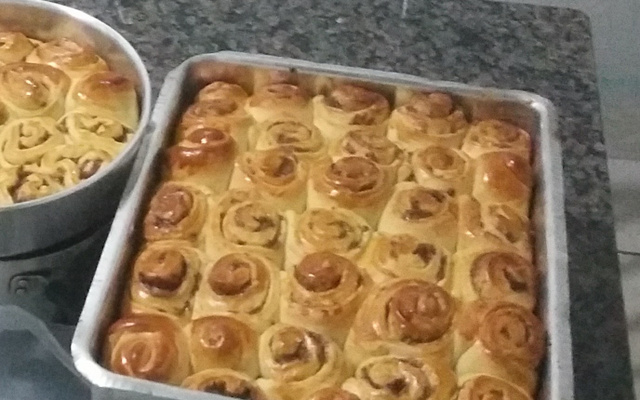 Pãozinho de leite condensado da Elaine