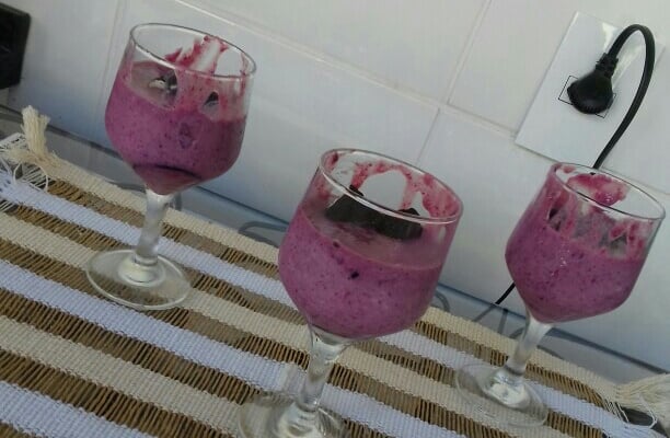 Mousse de uva mestiço
