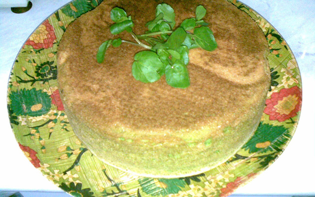 Bolo de agrião