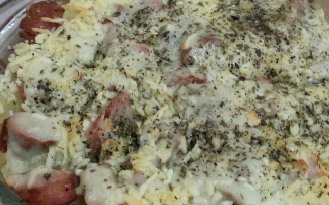 Torta de batata com calabresa