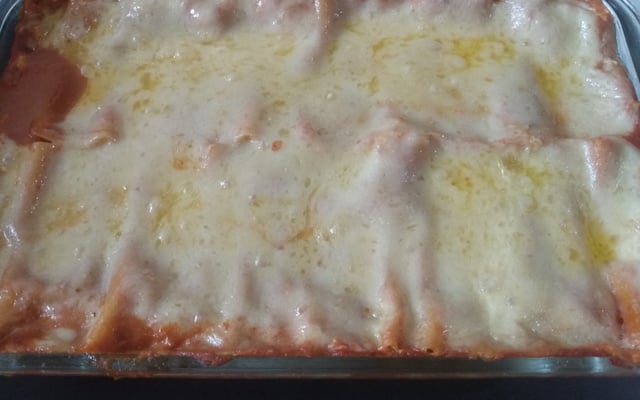 Lasanha de molho vermelho