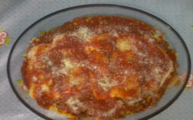 Lasanha à bolonhesa