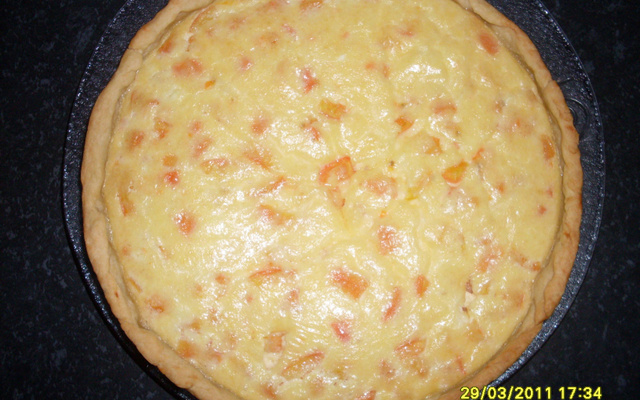Quiche delicioso de queijo