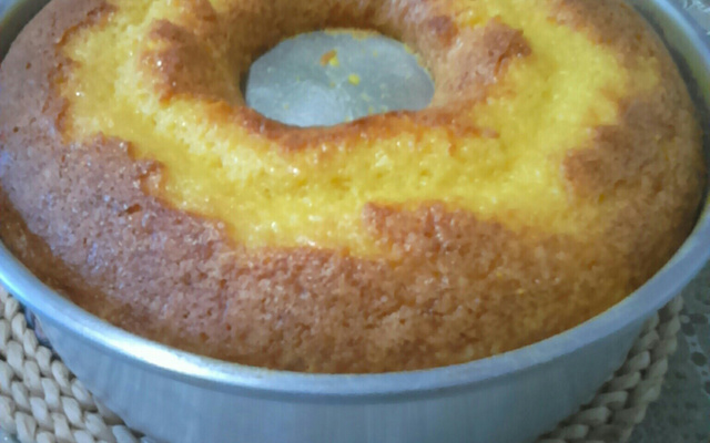 Bolo de laranja super fofo e molhadinho