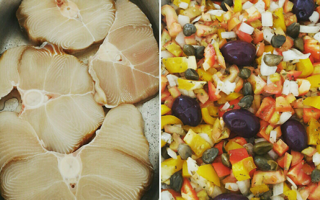 Cação à escabeche