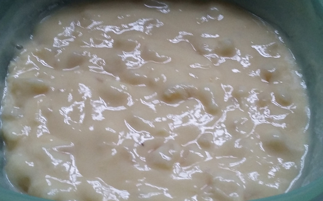 Creme gelado de abacaxi