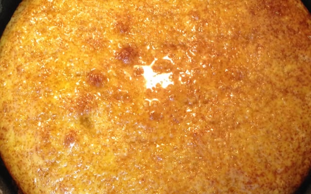 Bolo de laranja com casca