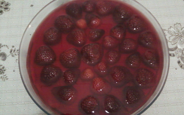 Doce simples de morango