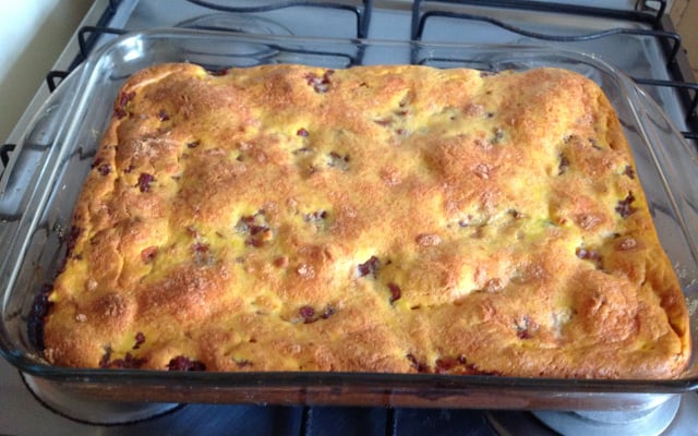 Torta de abóbora com carne moída