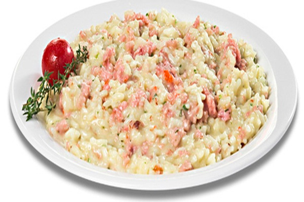 Risoto de linguiça Blumenau