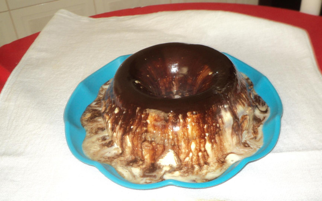 Sorvete Vulcão de Chocolate