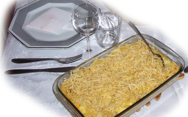 Torta de frango com queijo