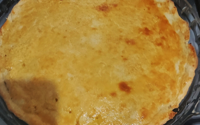 Torta de palmito com requeijão