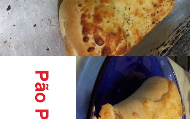 Pão pizza delicioso