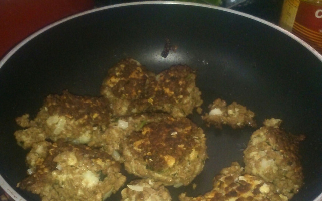 Bolinho de carne de soja