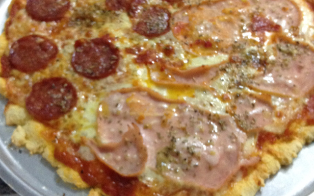 Pizza fácil sem glúten