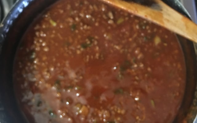 Carne moída ao molho