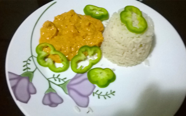 Estrogonofe de camarão