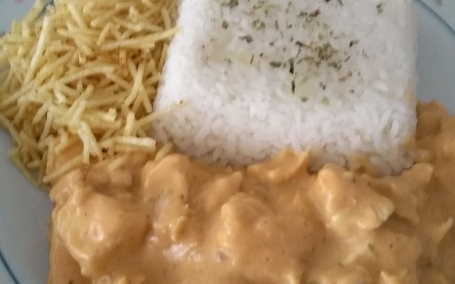 Estrogonofe de frango da Kalil