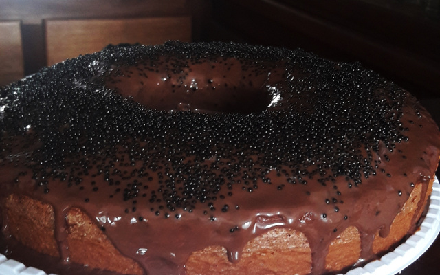 Bolo de cenoura Sanclair