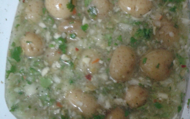 Batatinhas em conserva