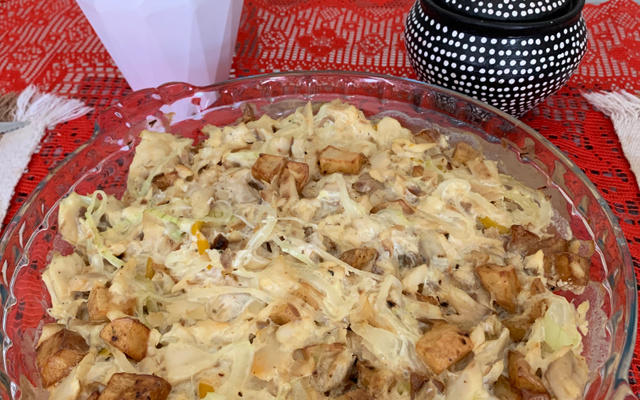 Bacalhau com creme de leite