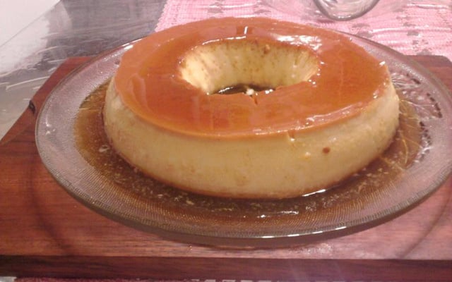 Pudim de leite em pó idêntico ao de leite condensado