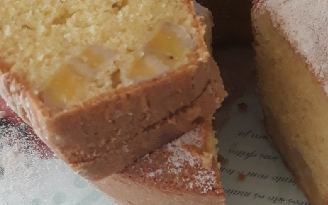 Bolo de banana simples