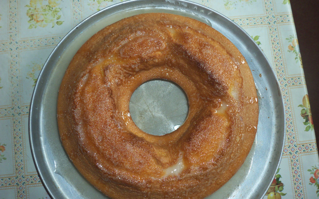 Bolo de leite de coco de liquidificador