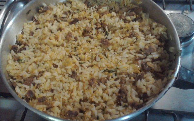 Farofa de arroz