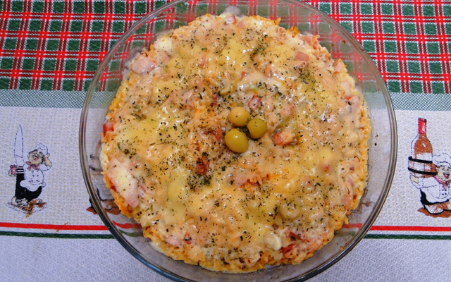 Risoto fácil de pizza