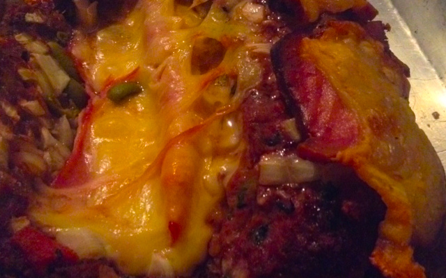 Rocambole de carne moída