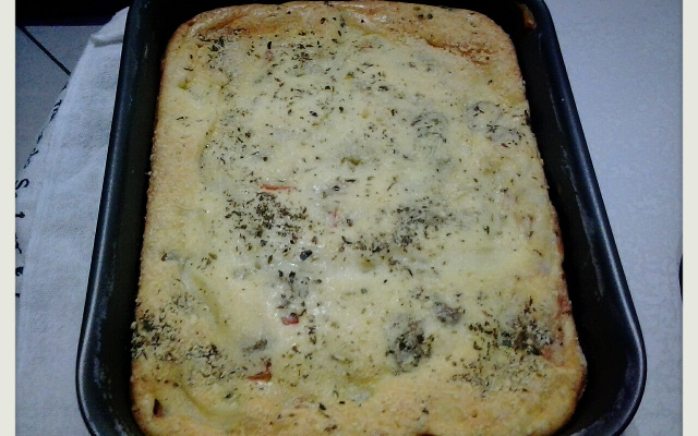 Torta bauru de forno