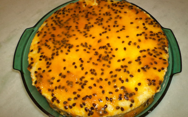 Bolo mousse de maracujá