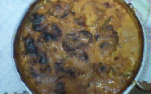 Peixe ao molho de tomate e leite de coco