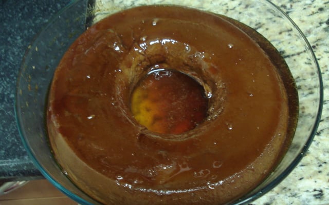 Pudim rápido de chocolate