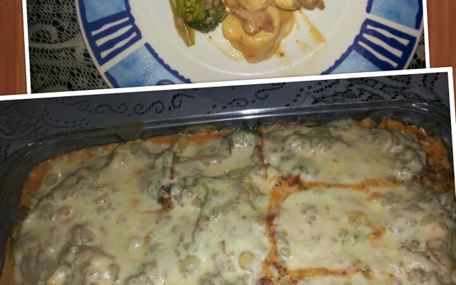 Macarrão de capeletti com brócolis ao molho rosé