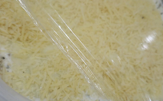 Batata gratinada de micro-ondas