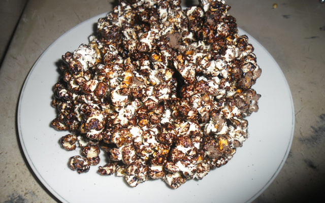 Pipoca de chocolate