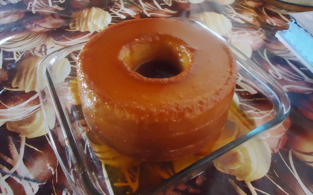 Pudim de padaria