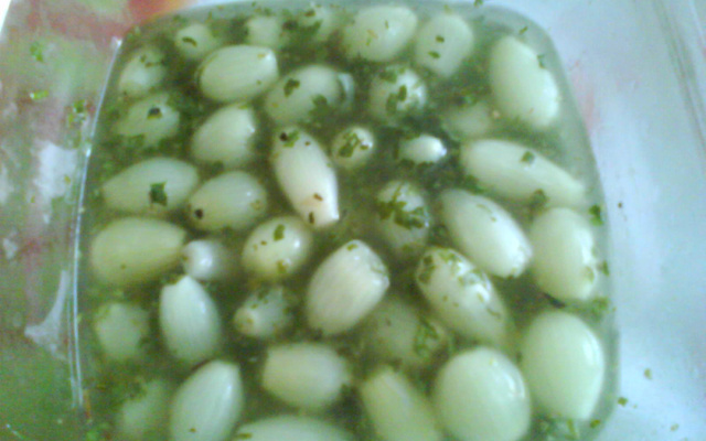 Cebolinha em conserva