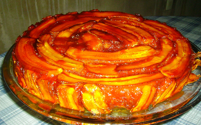 Torta preguiçosa de banana