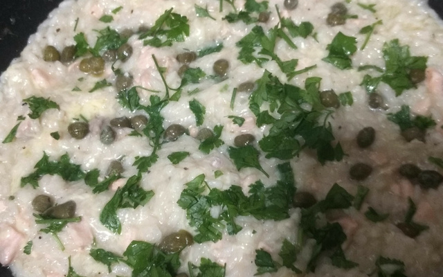 Risoto ao Salmão