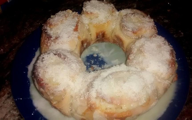 Rosca doce de coco