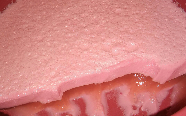 Gelatina com leite cremosa