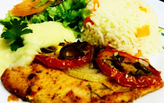 Filé de Saint Peter ao forno rápido