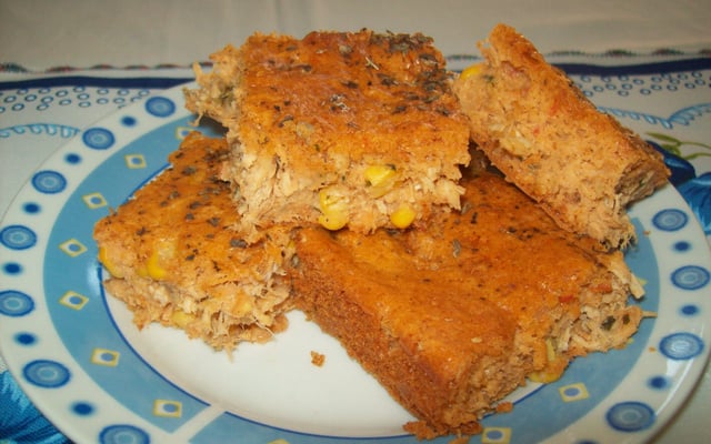Torta diferente de frango