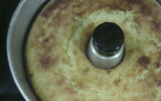 Bolo de queijo com milharina